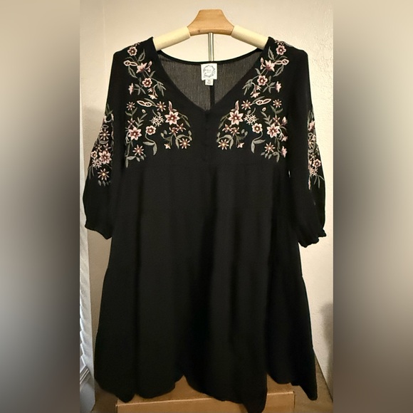 Blue Rain Dresses & Skirts - 5 for $20 Deal- Blue Rain Embroidered Tiered Dress- Size XS